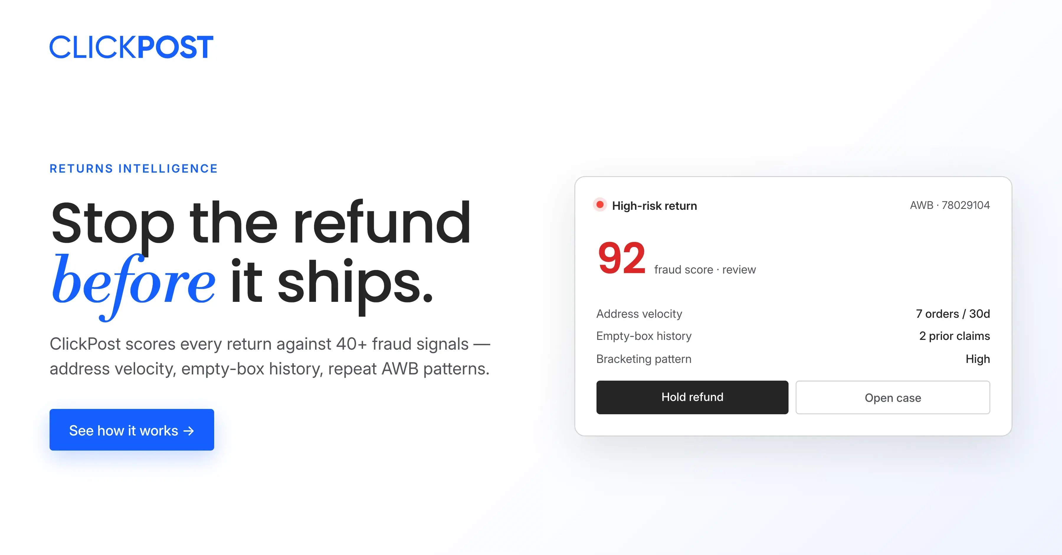 Refund before it ships