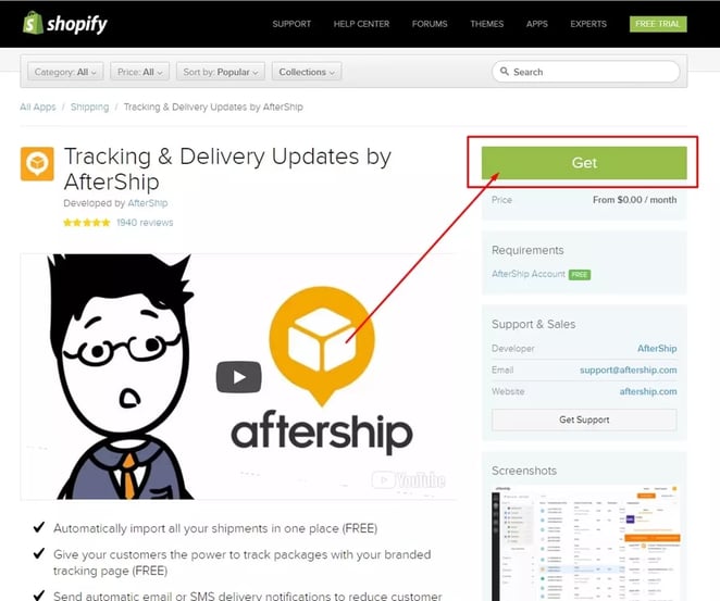 aftership-tracking-delivery-updates-though-shopify-store