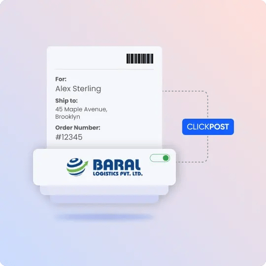 Baral-Logistics B2B-intergation