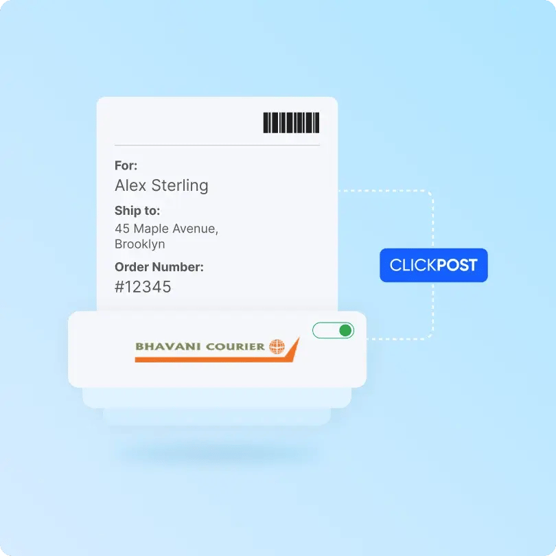 Bhavani-courrier-integration