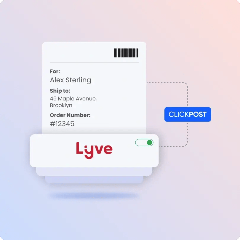 Lyve (1click2deliver)-Integration