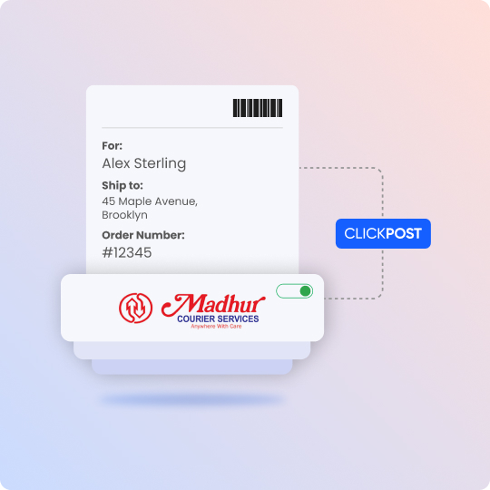 madhur-courier-integration