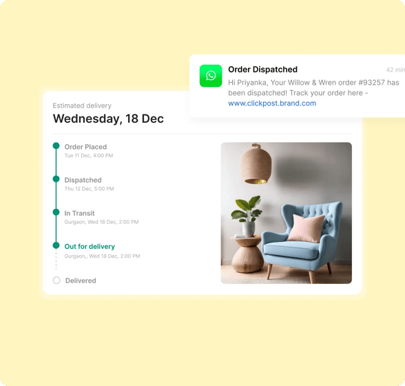 Home Decor - Real-time tracking and notifications