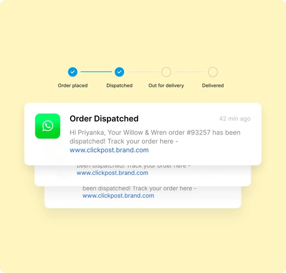 Real-time branded updates