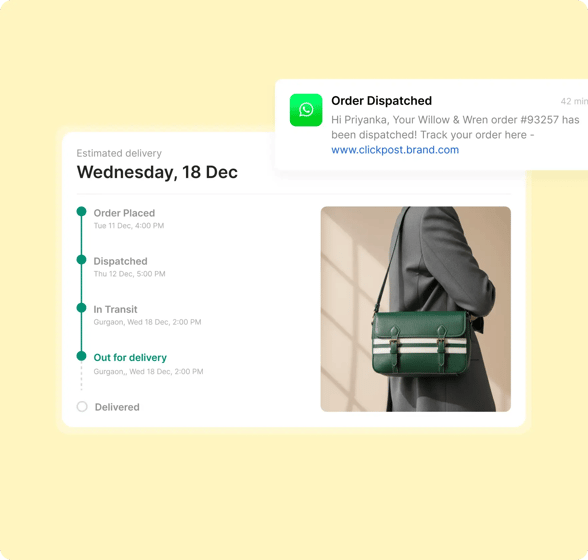 Real-time tracking and notifications