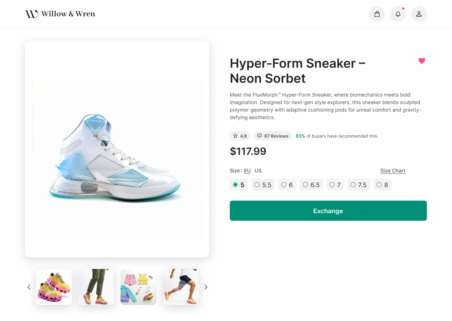 Exchange Product Page - 2x