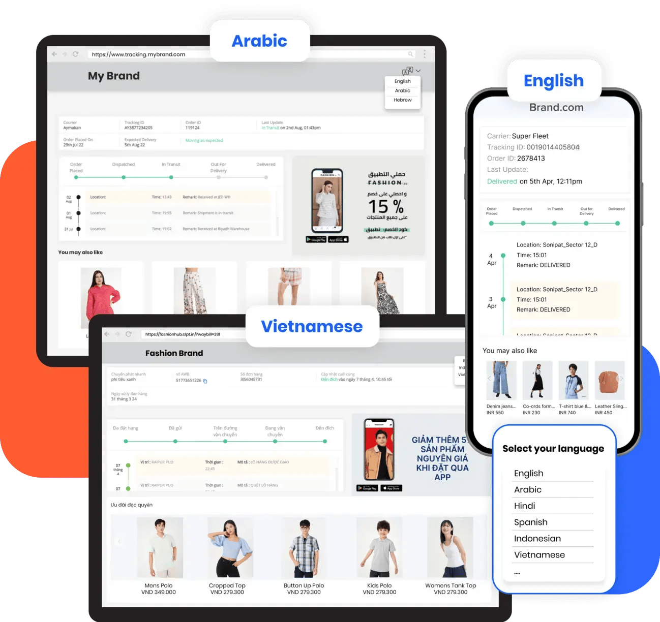 Language-Localisation-shipment-tracking