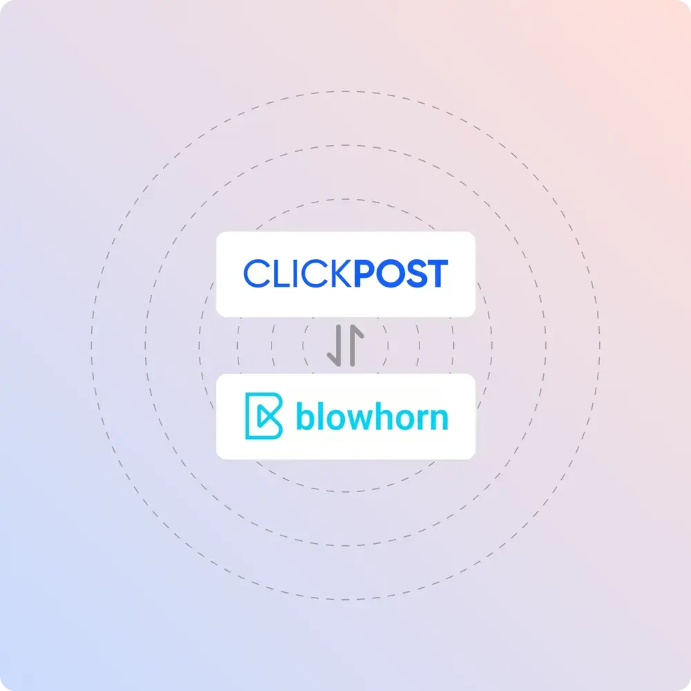 Blowhorn Tracking and API Integration with ClickPost